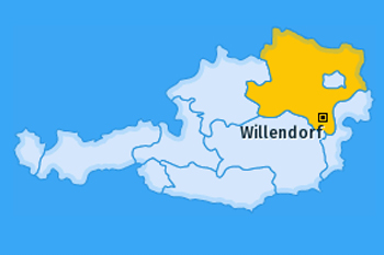 Willendorf lage